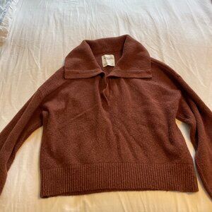 A&F Collared Sweater